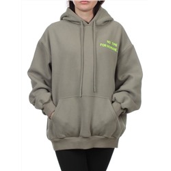 2620 GRAY GREEN Толстовка женская (85% хлопок, 10% полиэстер, 5% спандекс)