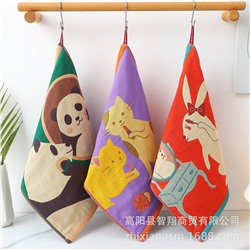 Cotton gauze towel, children's scarf for kindergarten, wholesale
