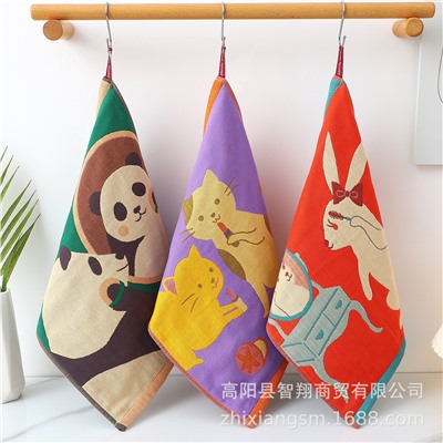 Cotton gauze towel, children's scarf for kindergarten, wholesale