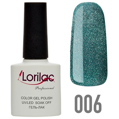 Гель лак Lorilac Professional Disco (светоотражающий) № 6 10 ml