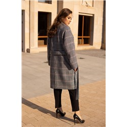 Пальто женское демисезонное 23220 (клетка britny)