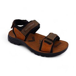Сандалии мужские S636-1 коричневые п/п