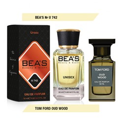 Beas U742 Tom Ford Oud Wood Unisex edp 50 ml, Парфюм унисекс Beas U742 создан по мотивам аромата Tom Ford Oud Wood