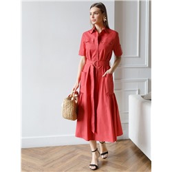 Платье из легкого хлопкового поплина