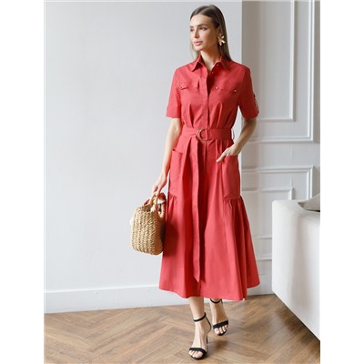 Платье из легкого хлопкового поплина