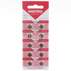 Батарейка алкалиновая Smartbuy AG 9 LR936/10BL A394