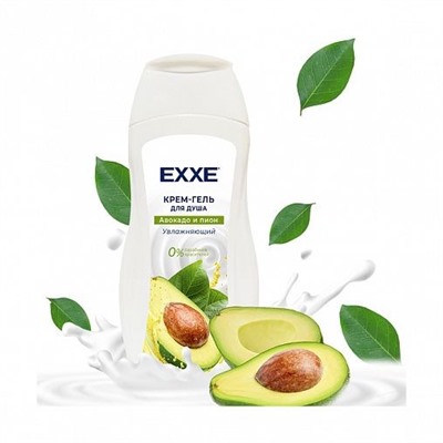 EXXE Гель-Крем для душа АВОКАДО и ПИОН 400 мл