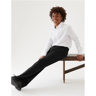 Boys' Slim Leg Longer Length Trousers (2-18 Yrs)