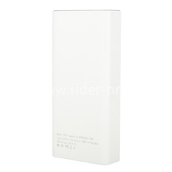 Портативное ЗУ (Power Bank) 20000mAh ONE DEPOT PR31 2USB/Micro USB/Type-C/дисплей (белый)