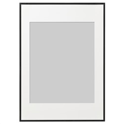 LOMVIKEN, Rahmen, schwarz,, 50x70 cm
