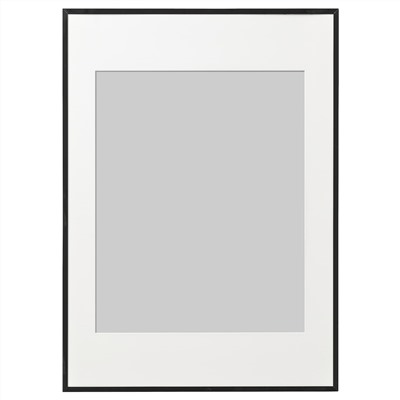 LOMVIKEN, Rahmen, schwarz,, 50x70 cm