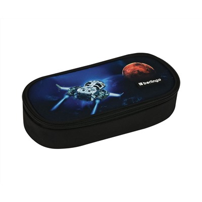 Пенал корпусный 1 отделение, 195*85*50 Berlingo "Space world", полиэстер