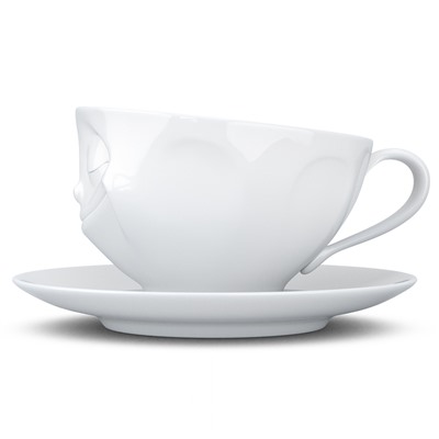 Чайная пара Happy, 200 мл, белая