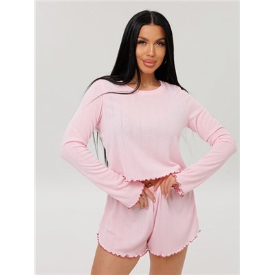 Женская пижама П-105(Трн риб) / Розовый