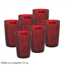 588-506 Набор из 6 стаканов 355мл. в под.уп.(х4)Стекло