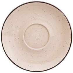 БУЛЬОННИЦА С БЛЮДЦЕМ BRONCO "NATURE" 250 МЛ БЕЖЕВАЯ (КОР=16НАБ.)