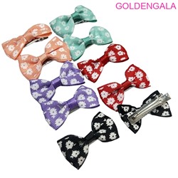 Набор детских зажимов для волос "Уточка" 4 см 10 шт тип 3