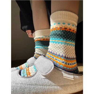 Retro ethnic brand socks for beloved, American style, ethnic style, mid-length