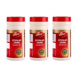 Набор Ситопалади Чурна (3 х 60 г), Sitopaladi Churna Set, произв. Dabur