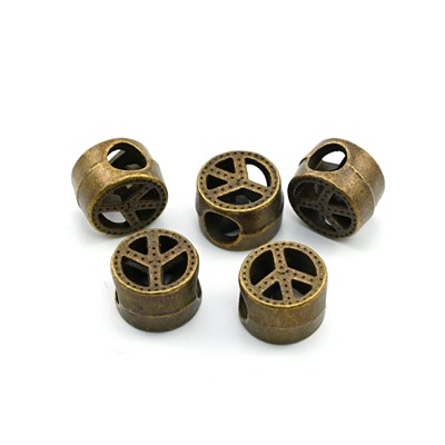 Бусина цв.латунь, 10мм (упаковка 10штук)