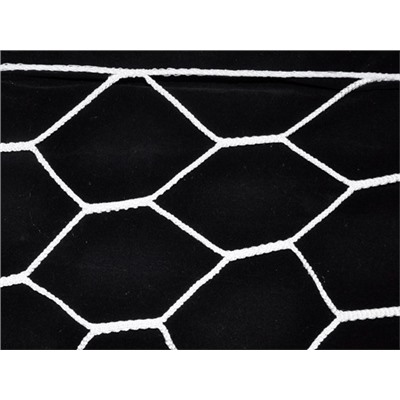 Сетка для футбольных ворот, форма ячейка 6-угольник, размер 6х8 см. :(104):