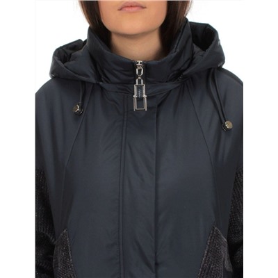 M-6059 DK. BLUE Куртка демисезонная женская (синтепон 100 гр.)