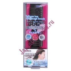 Щетка массажная для ухода за волосами с отрицательно заряженными ионами Secion Brush, VESS (складная)