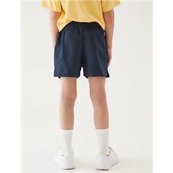 2pk Unisex Pure Cotton School Shorts (2-16 Yrs)