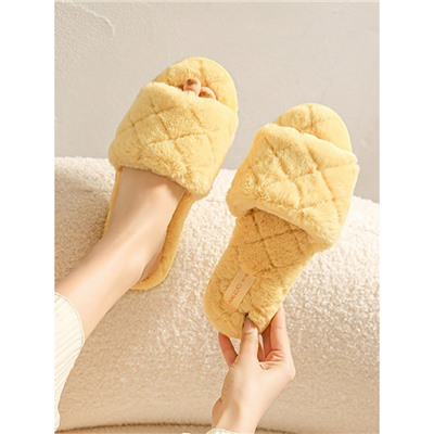 Тапочки «Ромбы» желтые