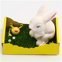 Пасхальный декор «Зайчик на травке» 24×19×23 см