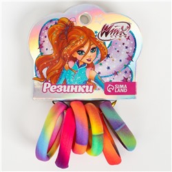 Набор резинок для волос градиент "Блум", 6 шт,  WINX
