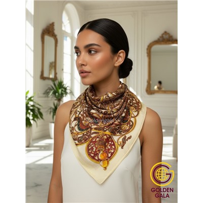 Платок шелковый Люкс "Миледи" Арт 2427/41