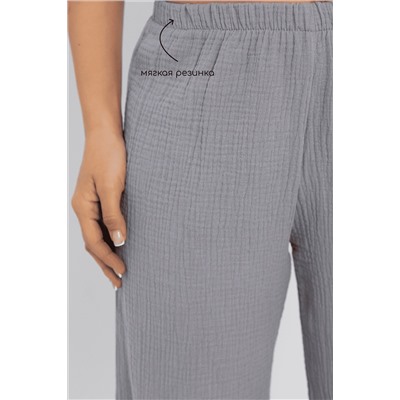 Брюки-палаццо Муслин (серые) Б14581-52М