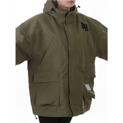 3097 GREEN Куртка демисезонная женская (100 гр. холлофайбер)