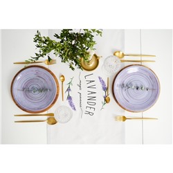 Дорожка на стол Этель Lavender 40×146 см, 100% хлопок, саржа 190 г/м²