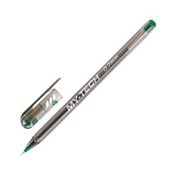 Ручка шариковая масляная PENSAN My-Tech, ЗЕЛЕНАЯ, игольчатый узел 0,7мм, линия 0,35мм, 2240/25