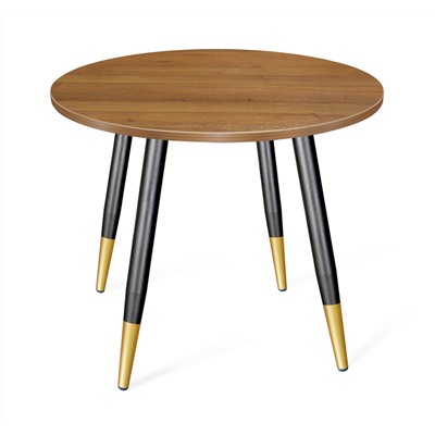 Стол SHT-TU104/80 ЛДСП
                        черный муар / золото / орех