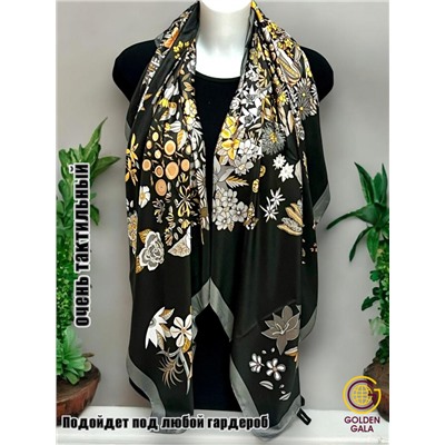 Платок шелковый большой "Парижанка" Арт 2428/41