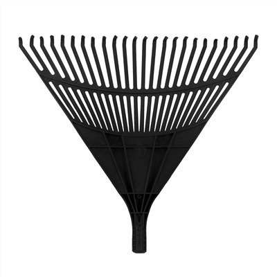 Грабли веерные пластиковые, 600 мм, 24 плоских зуба, без черенка, Сибртех