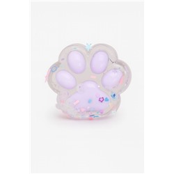 Мялка - антистресс «Таба ЛАПКА с блёстками», mix, шоу-бокс 12 шт.