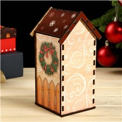 Чайный домик новогодний «Сова», 20×10.5×9.5 см
