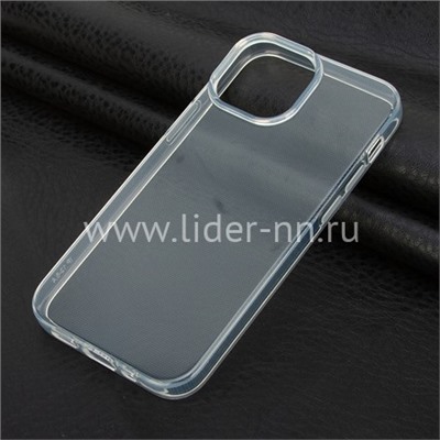 Задняя панель для  iPhone 13 6.1"  Силикон  прозрачная (Brauffen)