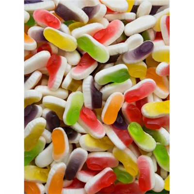 Мармелад жевательный Фруктовые фигурки КЕДЫ фруктовый микс 300 гр / Русский кондитер