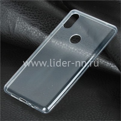 Задняя панель для Xiaomi Mi Mix 2S Силикон  прозрачная (пакет)