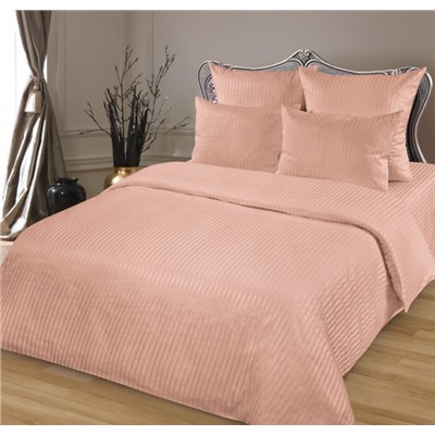 Пододеяльник из страйп-сатина Карамель