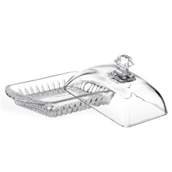 МАСЛЕНКА "MUZA CRYSTAL" 17,5*10,5 СМ. ВЫСОТА=9 СМ