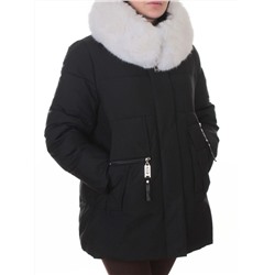 M-M02 BLACK Куртка зимняя женская (200 гр. холлофайбер)