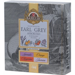 BASILUR. Ассорти Earl Grey карт.упаковка, 40 пак.