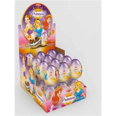 Яйцо-сюрприз из десертной пасты "Princess", 24шт.