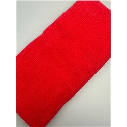 Bath Towel Мочалка-полотенце для душа с пилинг-эффектом / Nylon Long Exfoliating Towel, жесткая, красный